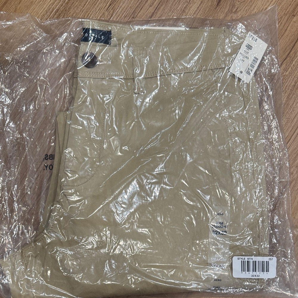 2 pairs of Men's Tan Aeropostale Pants for can be dressed up or worn casually